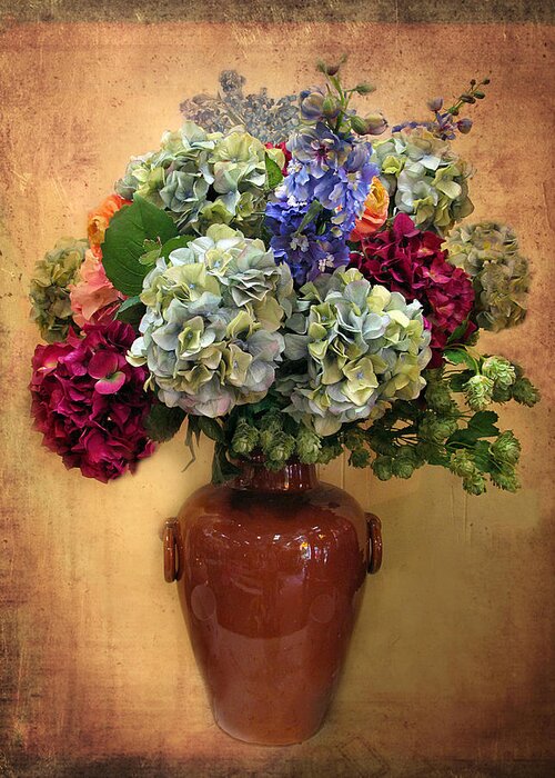 Flowers Greeting Card featuring the photograph Hydrangea Still Life by Jessica Jenney