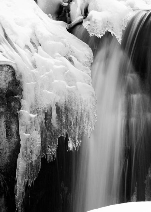 Waterfall Greeting Card featuring the photograph Ice Falls by Brad Brizek
