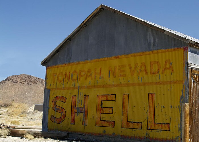 Tonopah Greeting Card featuring the photograph In Fact You CAN See Hell From Here by Joe Schofield