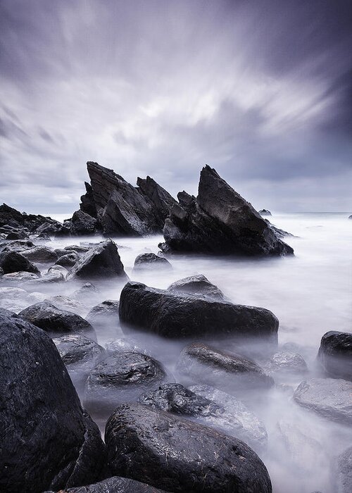 Waterscape Greeting Card featuring the photograph Invulnerable by Jorge Maia