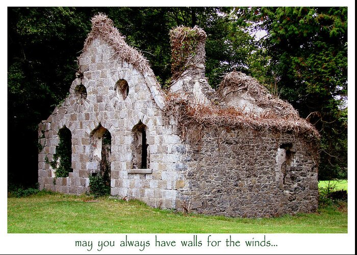 Irish Greeting Card featuring the photograph Irish Blessing by Norma Brock