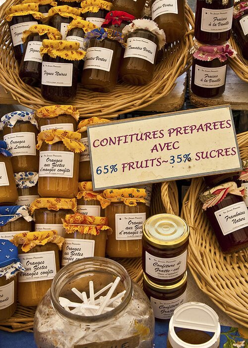 Jams Of Provence Greeting Card featuring the photograph Jams of Provence by Karma Boyer