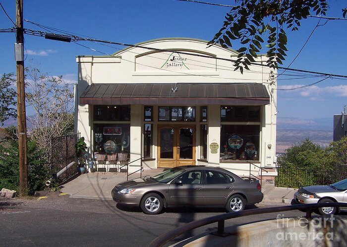 Jerome Art Gallery Greeting Card featuring the photograph Jerome AZ 1 by Tom Doud