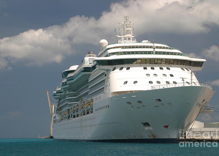 Cruise Greeting Card featuring the photograph Jewel Of The Seas by Living Color Photography Lorraine Lynch