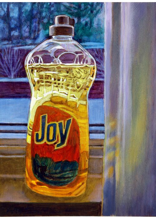 Still Life Greeting Card featuring the painting Joy by John Lautermilch
