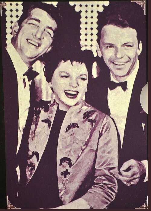 Hollywood Greeting Card featuring the photograph Judy Garland And Friends by Jay Milo