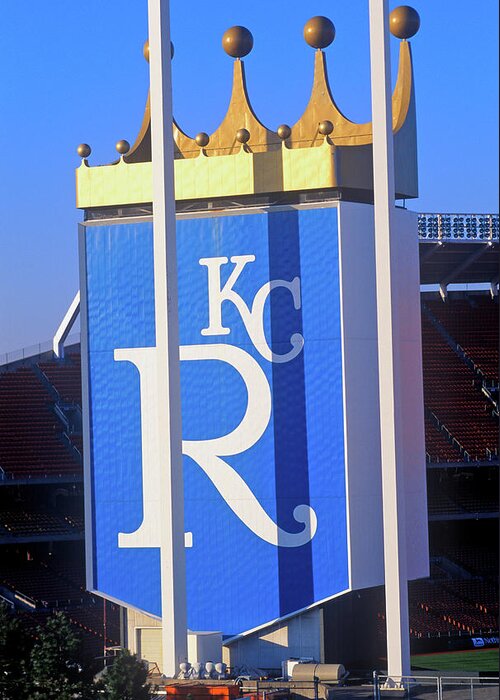 Photography Greeting Card featuring the photograph Kansas City Royals, Baseball Stadium by Panoramic Images