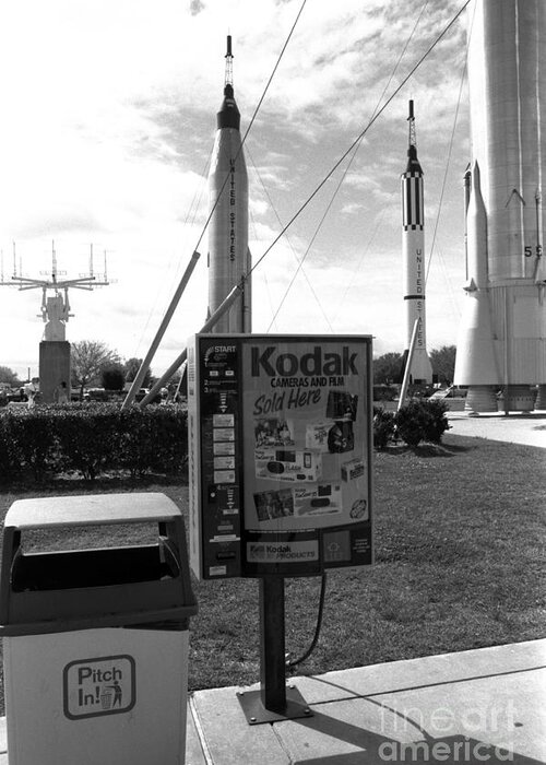 1995 Greeting Card featuring the photograph Kennedy Space Center Cape Canaveral by Edward Fielding