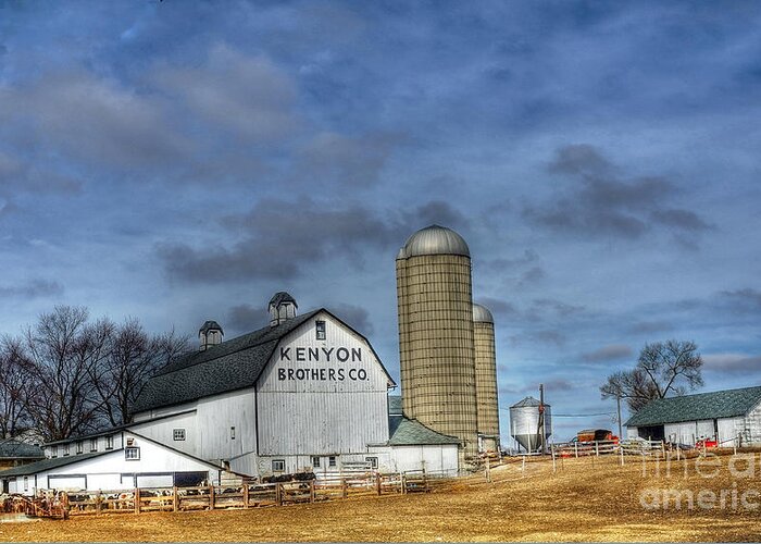 Kenyon Brother Dairy Greeting Card featuring the photograph Kenyon Brothers Dairy by David Bearden