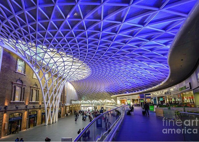 Kings Cross Greeting Card featuring the photograph King's Cross Station by Matt Malloy