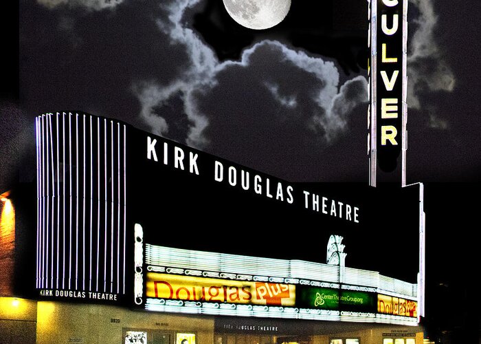 Kirk Douglas Theatre Greeting Card featuring the photograph Kirk Douglas Theatre by Chuck Staley