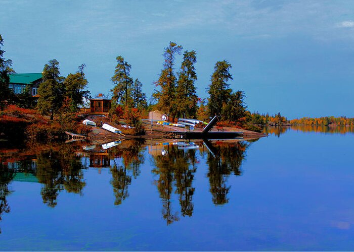 Lake Greeting Card featuring the photograph Lake Brereton by Larry Trupp