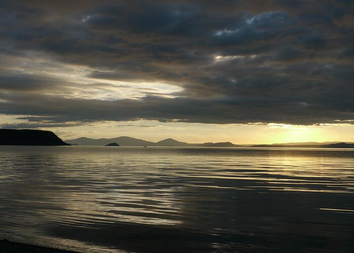 Lake Taupo Greeting Card featuring the photograph Lake Taupo NZ by Dean Ginther