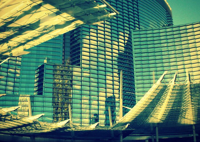 Digital Art Greeting Card featuring the photograph Las Vegas Architecture by Patricia Awapara