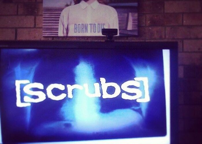  Greeting Card featuring the photograph Last Episode Of Scrubs Ever. Sadness by Ben Carey