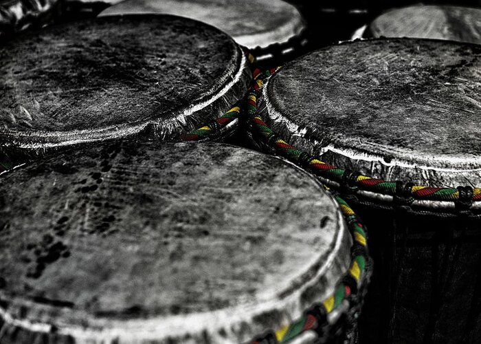 Music Greeting Card featuring the photograph Let There Be Drums by © Christian Meermann