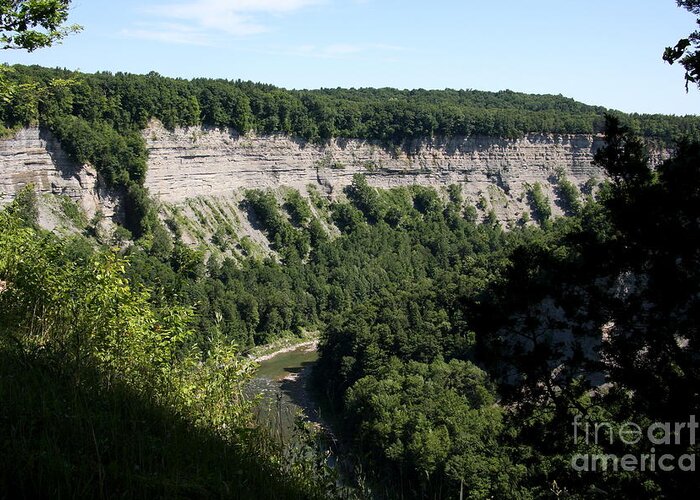 Letchworth State Park Greeting Card featuring the photograph Letchworth State Park by Christiane Schulze Art And Photography