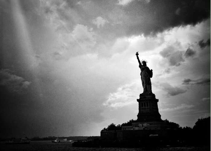Statue Of Liberty Greeting Card featuring the photograph Liberty Enlightening the World by Natasha Marco