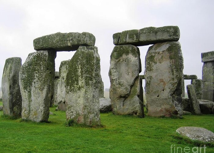 Stonehenge Greeting Card featuring the photograph Life On The Rocks by Denise Railey