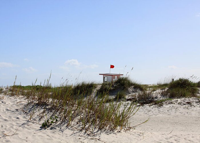 Beach Greeting Card featuring the photograph Lifeguard Station by Chris Thomas