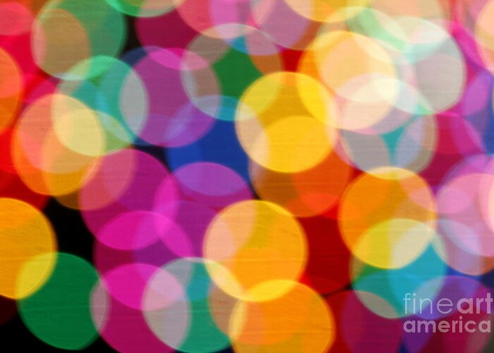 Abstract Greeting Card featuring the photograph Light abstract by Tony Cordoza