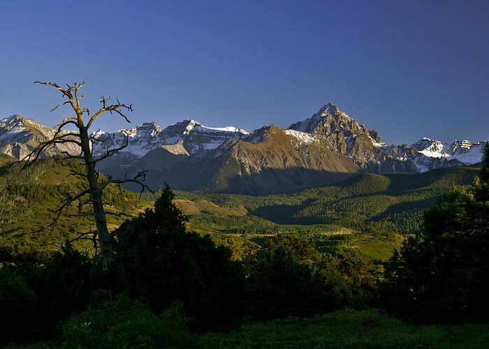 San Juan Mountains Greeting Card featuring the photograph Light Will Change by Jeremy Rhoades