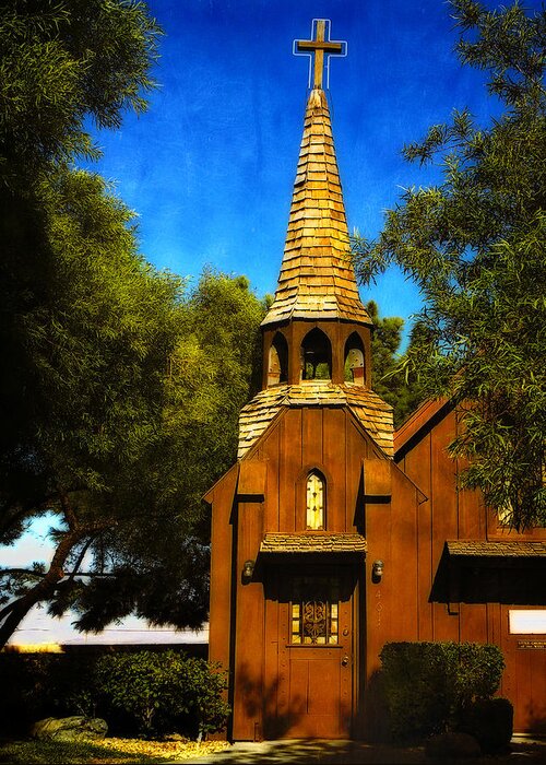 Las Vegas Greeting Card featuring the photograph Little Church of the West by Julie Palencia
