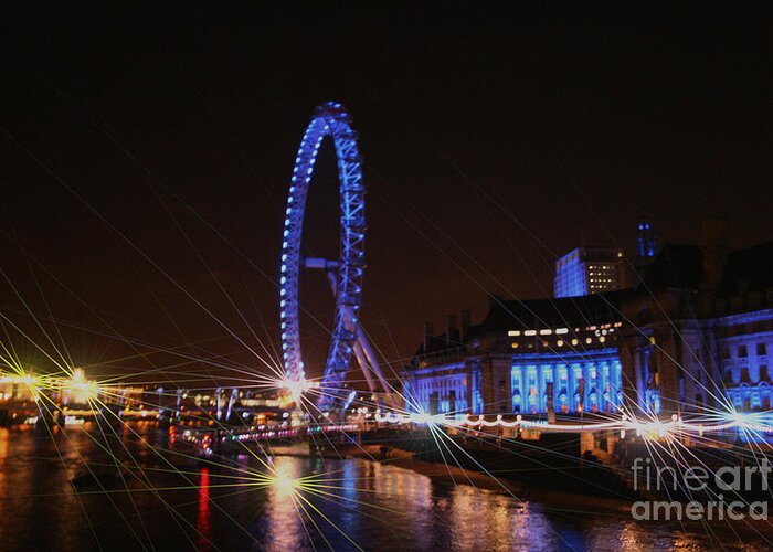 London Greeting Card featuring the photograph London At Night #4 by Doc Braham
