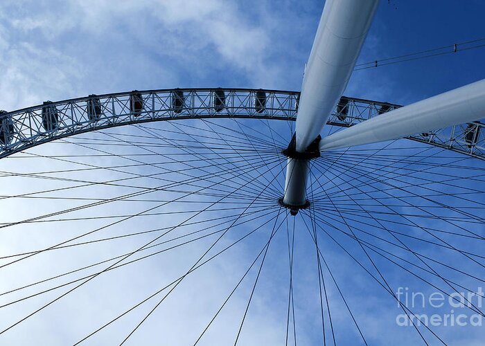 London Greeting Card featuring the photograph London Eye by Melissa Petrey