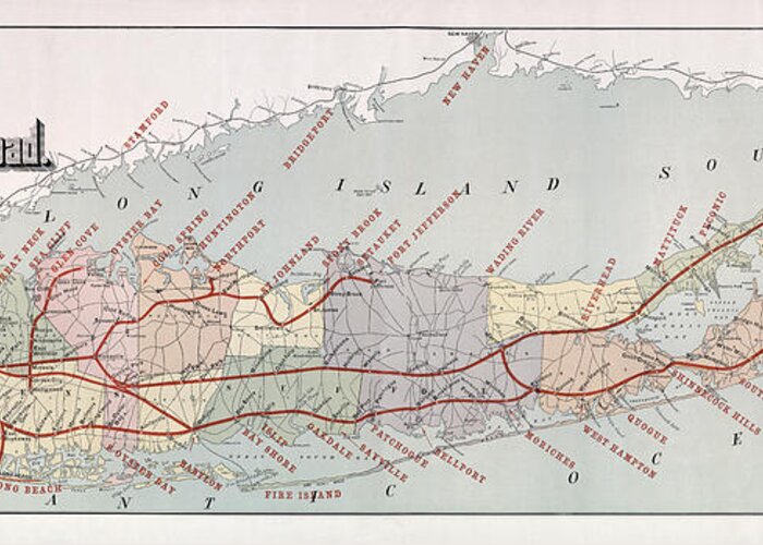 Long Island Rail Road Map