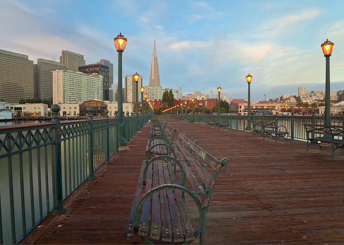 San Francisco Greeting Card featuring the photograph Looking Back by Jonathan Nguyen