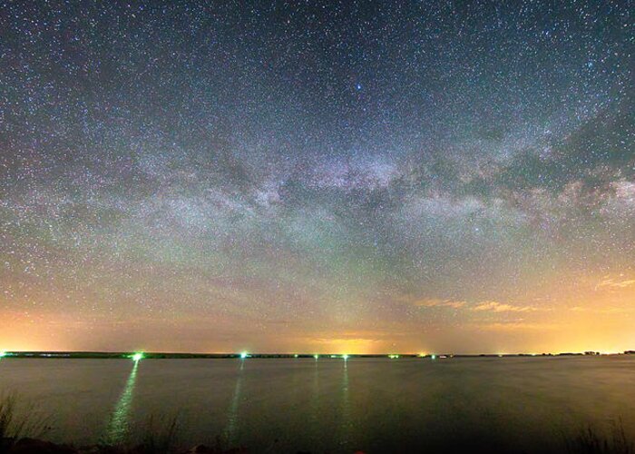 Jackson Lake State Park Greeting Card featuring the photograph Looking Deep Into The Night by James BO Insogna