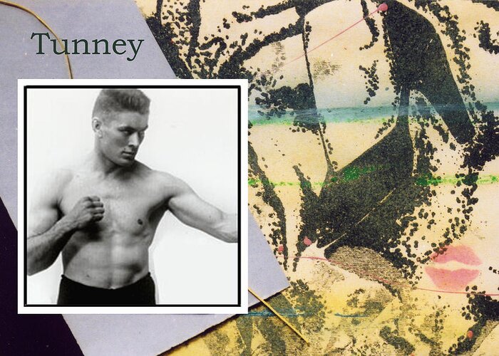 Boxers Greeting Card featuring the photograph Love and War Tunney by Mary Ann Leitch