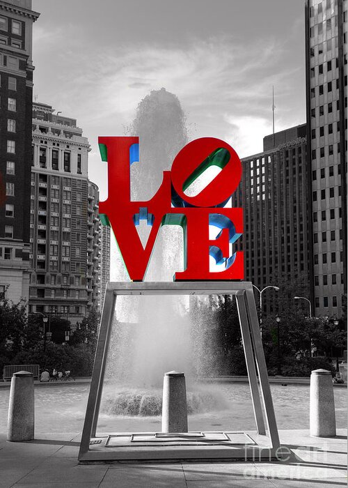 Paul Ward Greeting Card featuring the photograph Love isn't always black and white by Paul Ward
