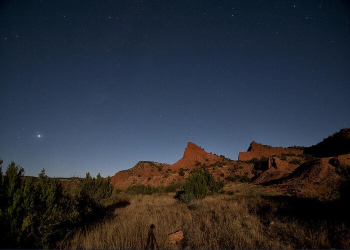 Awe Greeting Card featuring the photograph LunaScape by Melany Sarafis