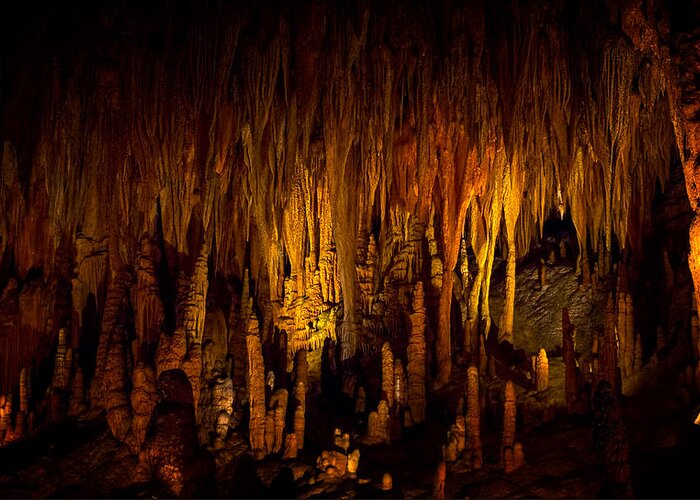 Luray Caverns Greeting Card featuring the photograph Luray Caverns Panorama by Mark Andrew Thomas