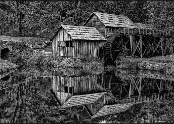 Mill Greeting Card featuring the photograph Mabry Mill by Erika Fawcett