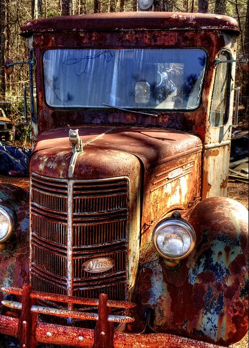 Mack Truck Greeting Card featuring the photograph Mack Truck by Greg and Chrystal Mimbs