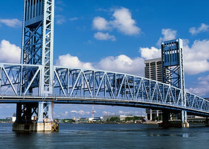 Photography Greeting Card featuring the photograph Main Street Bridge, Jacksonville by Panoramic Images