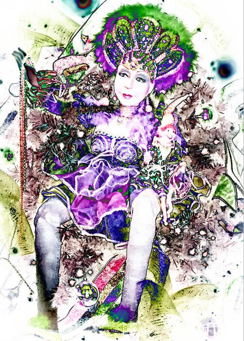 Mardi Gras Greeting Card featuring the photograph Mardi Gras by Jessica Levant