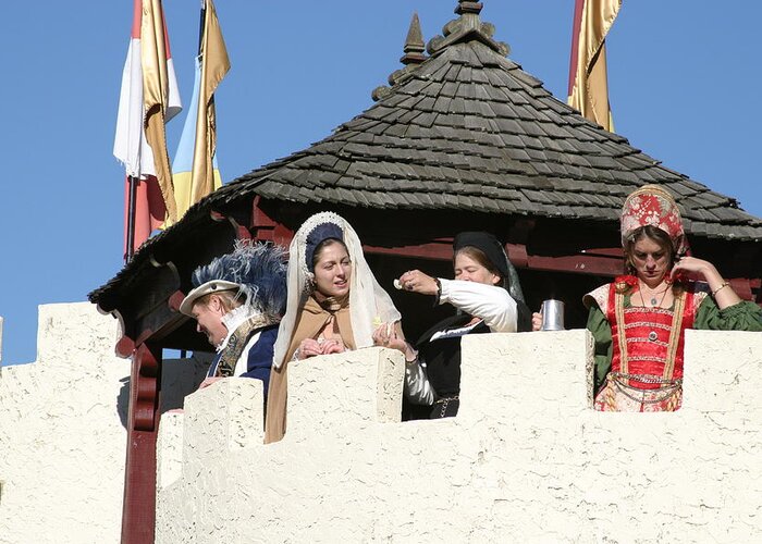 Maryland Greeting Card featuring the photograph Maryland Renaissance Festival - Open Ceremony - 12124 by DC Photographer