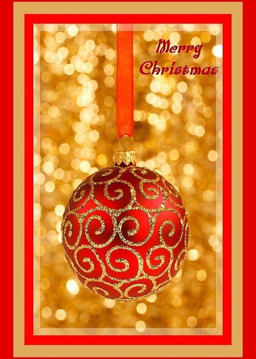 Christmas Elegance Red - Merry Christmas Cards