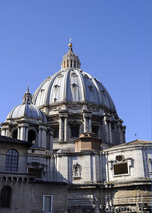 Italy Greeting Card featuring the photograph Michelangelos Dome by Brenda Kean