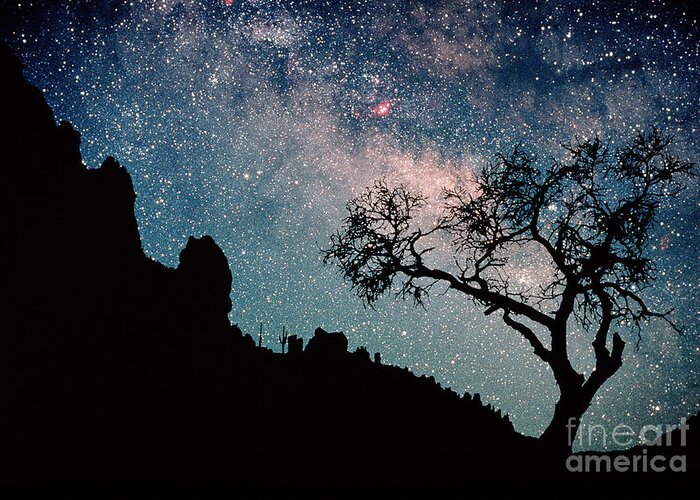 Milky Way Greeting Card featuring the photograph Milky Way by Frank Zullo