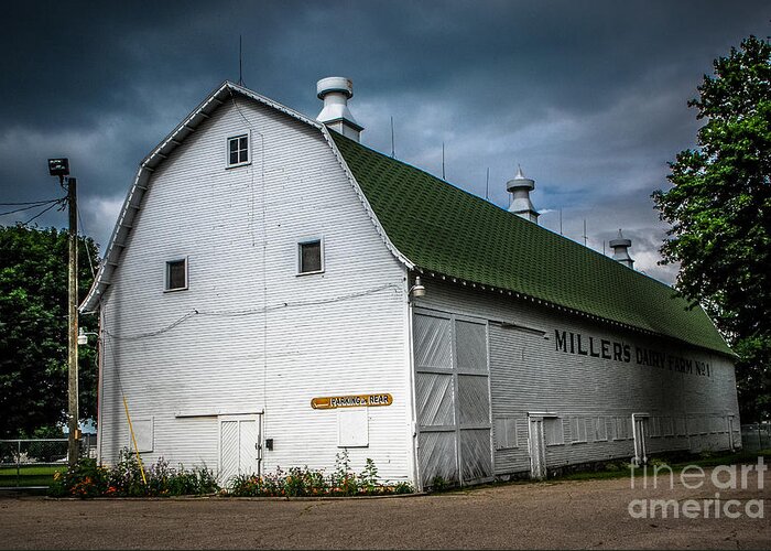 Miller Barn Greeting Card featuring the photograph Miller Barn by Grace Grogan