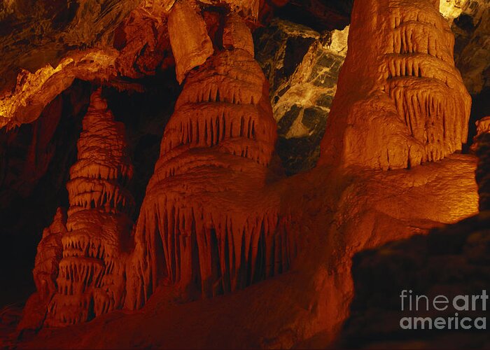 Minnetonka Cave Greeting Card featuring the photograph Minnetonka Cave by William H. Mullins
