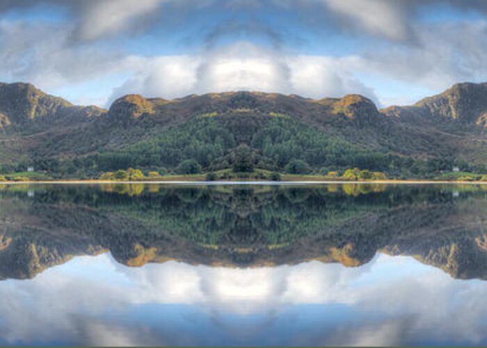 Hdr Greeting Card featuring the photograph Mirror Lake by Adrian Evans