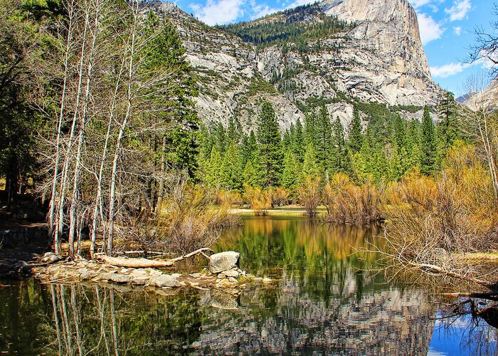 Mirror Lake Greeting Card featuring the photograph Mirror Lake by Jack Schultz