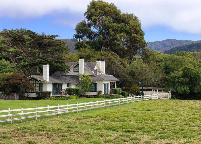 Carmel Greeting Card featuring the photograph Mission Ranch - Carmel California by Glenn McCarthy Art and Photography