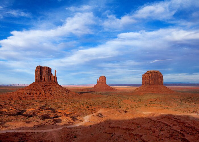 Arizona Landscapes Greeting Card featuring the photograph Mittens Afternoon by Darren White
